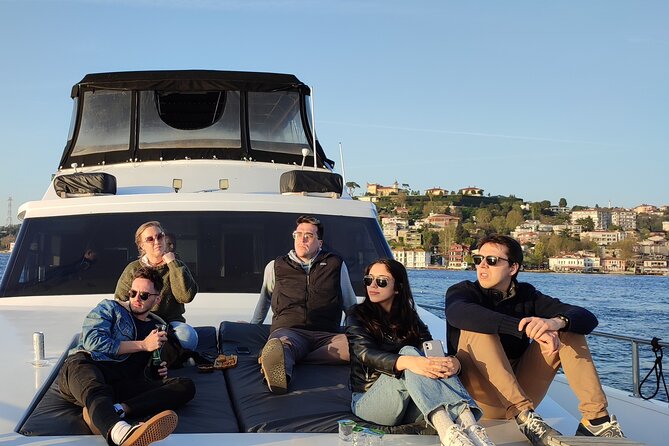 Istanbul Bosphorus Sunset Cruise on Luxury Yacht - Galata Tower, Galata Bridge, and Galataport: the night-city ending