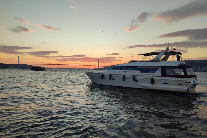 Istanbul Bosphorus Sunset Cruise on the Luxury Yacht - Rumeli Fortress and the Second Bosphorus Bridge: History Meets Infrastructure