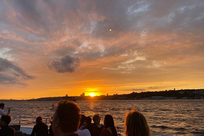 Istanbul Bosphorus Sunset Cruise with Wine on a Luxury Yacht - The European shore highlights: Galata Tower to Dolmabahçe Palace