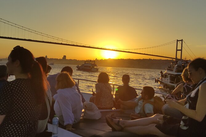 Istanbul Bosphorus Sunset Cruise with Wine on a Luxury Yacht - Asian shore sights: Kanlıca, Beylerbeyi, and Maiden’s Tower from the water