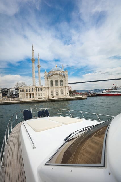 Istanbul: Luxury Yacht Tour at Sunset w Snacks - Stop 2: The Bosphorus Strait stretch that does the heavy lifting