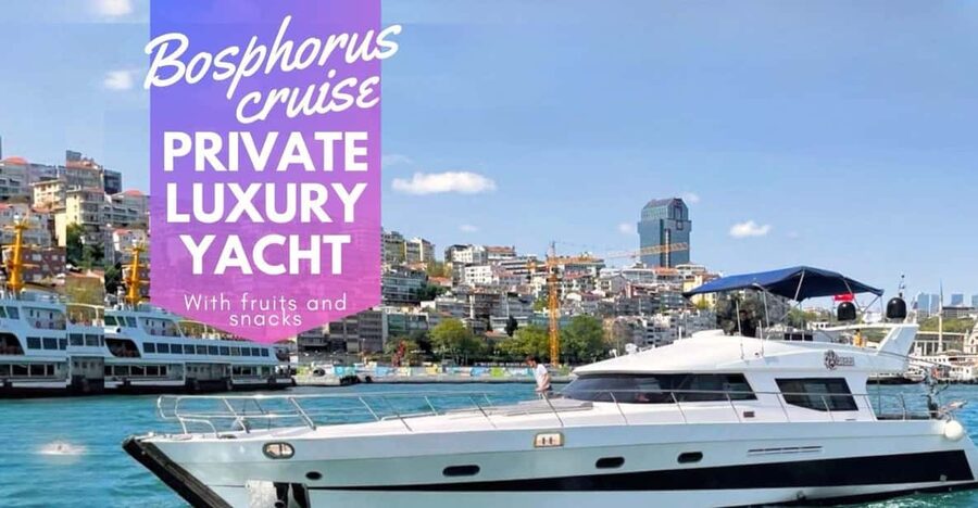 Istanbul: Private Bosphorus Cruise on Luxury Yacht - Price and value: $148 per group up to 8 people