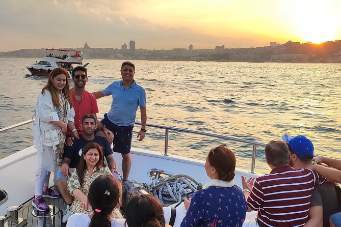 Istanbul Sunset Cruise on Luxury Yacht - Guided Group Cruise - Hearing the guide: English commentary and the wind factor