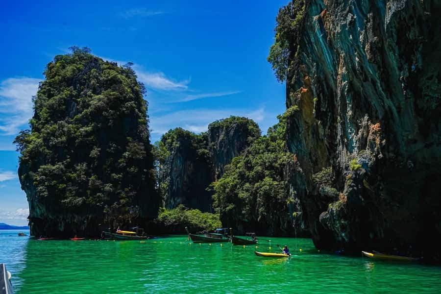 Jame bonds canoe 7 point 6 Island Premium trip - Naka Island swimming and Panak’s mangrove caves (with a snack-style break)