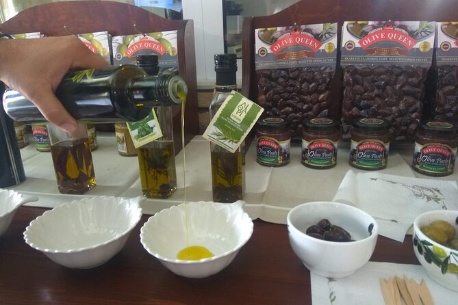 Katakolon Shore Ex: Skip-the-Lines Ancient Olympia & Olive market - Padelina Shopping Center: olive oil tasting with real owner stories