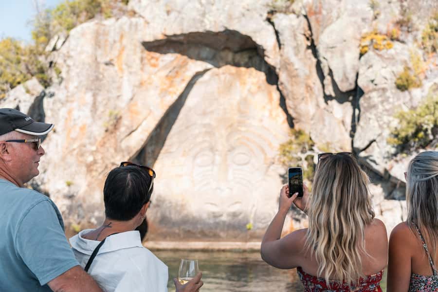 Lake Taupo: Luxury Sailing Catamaran to Māori Rock Carvings - Key points to know before you go