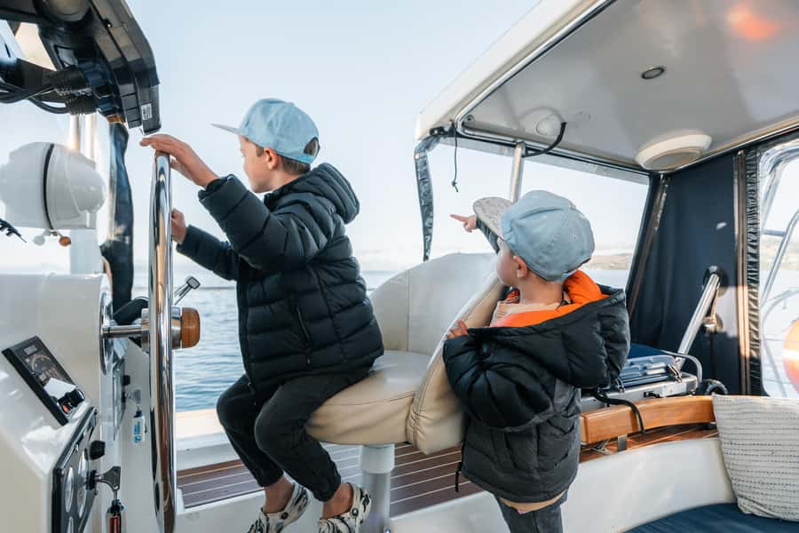 Lake Taupo: Luxury Sailing Catamaran to Māori Rock Carvings - The swim stop: the refreshing part, and the smart way to do it