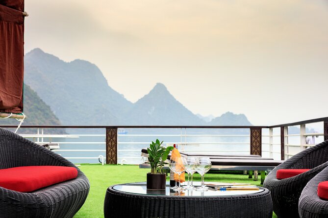 Lan Ha Bay day tour from Cat Ba Town - Serenity Premium Cruise - Pushing into the core of Lan Ha Bay for emerald-water island views