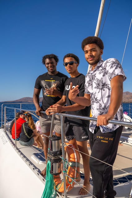 Lanzarote: Luxury Sailing Excursions to Papagayo - The Papagayo Swim Stop: Snorkeling, Slide Time, and Water Toys