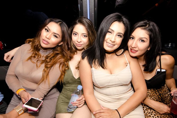 Las Vegas Nightclub or Pool Party Crawl with Luxury Party Bus - Party Bus Logistics: No Hotel Pickup, A Real Group Pace
