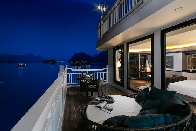 Le Journey Luxury Cruise 5 Star Lan Ha Bay - All Inclusive 2D1N - Day 2 early: Tai Chi, breakfast, and Dark n Bright Cave timing