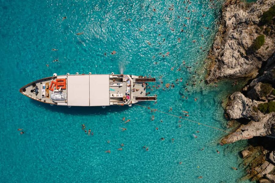 Lefkimmi: Paxos, Antipaxos, and Blue Caves Luxury Cruise - Blue Caves: The Best Photo Stop and How to Enjoy It Without Stress