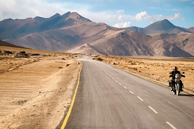 Leh Ladakh Motorcycle Tour / Private Luxury Car Tours - Riding setup: motorcycles, helmets, and real backup