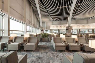 Leonardo da Vinci Airport Plaza Premium Lounge, Terminal 3 Departures - Entering the lounge smoothly: security, immigration, and the right boarding pass