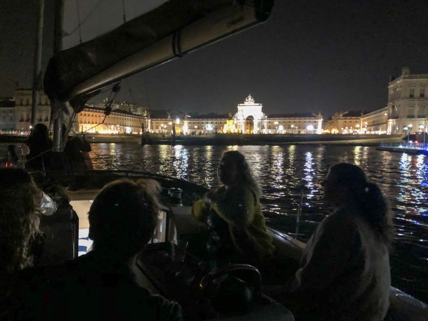 Lisbon: Luxury Sailboat Cruise at Night - Crossing under the 25 de Abril Bridge: Lisbon’s river-life in one shot