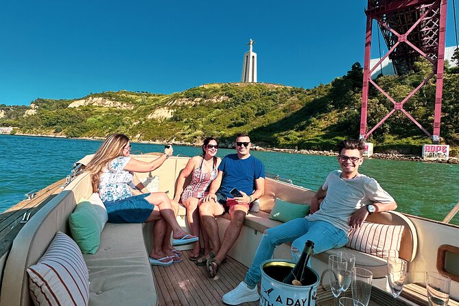 Lisbon – Vinho Verde Wine Premium Boat Experience - The 25 de Abril Suspension Bridge Views That Make This Tour Click