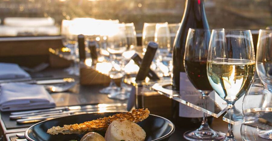 London: 4 Course Lunch Tour by Luxury Coach Bustronome - The top-deck setup: glass-roof comfort and table service where the views actually work