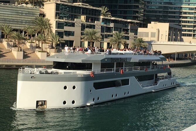 Luxury 7 Star Mega Yacht Dinner Cruise With international Buffet - The mega yacht dinner setup: what “7-star” usually means here