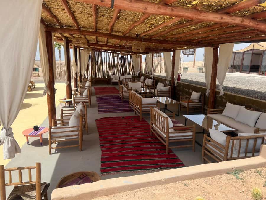 Luxury Agafay Desert : Quad , Camel Ride, Pool & Dinner Show - Moroccan dinner under the stars: tagine, salads, and tea
