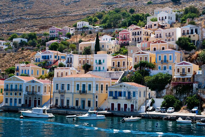 Luxury Boat Trip to Symi Island with Swimming at St. George Bay - The big picture: Rhodes to Symi in a full day