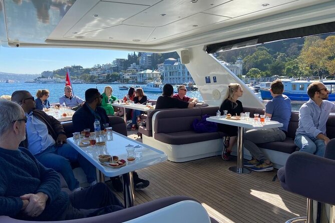 Luxury Bosphorus Yacht Cruise – Stopover in Asian Side - Snacking, tea, and the small details that make it feel like a treat
