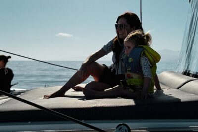 Luxury Catamaran Cruise, Dia Island –Open Bar & Lunch -Top Rated! - Lunch and Drinks at Sea: Open Bar + Mediterranean Meal Choices