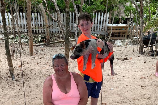 Luxury Catamaran Cruise: Sip, Sail, Snorkel, and Swim with Pigs! - Food, drinks, and the Junkanoo rush-out energy