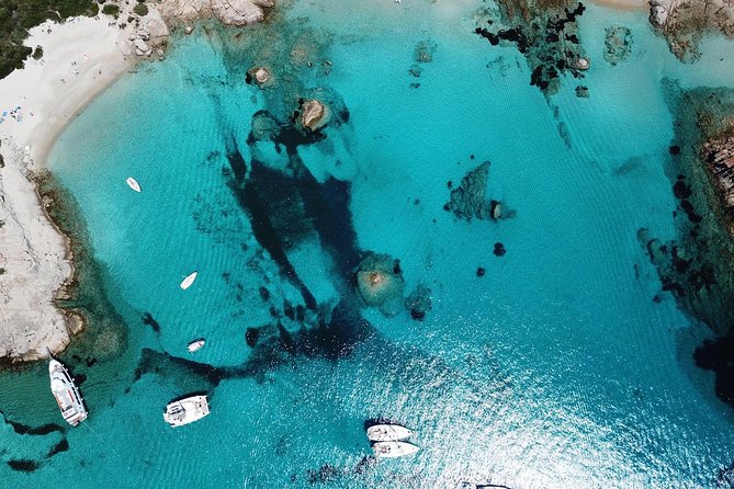 Luxury catamaran from Porto Rafael-Palau to the Maddalena Archipelago - Stop 2: Porto della Madonna’s mirror-like calm