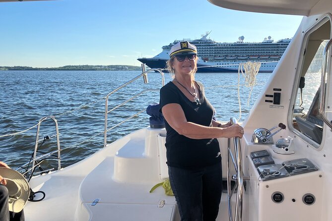 Luxury Catamaran Private Tour Baltimore Harbor - Fells Point skyline sail-by: where the harbor feels social