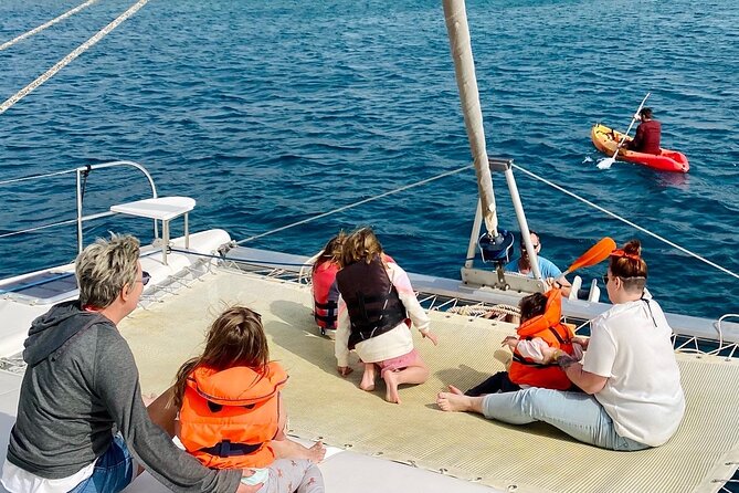 Luxury Catamaran Shared Sailing Experience - Playa de Papagayo stop: swimming, SUP, kayaking, snorkels and more