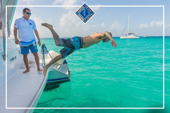 Luxury Catamaran tour to isla mujeres with transportation from Tulum - Sunset Sailing and the Spinnaker Option