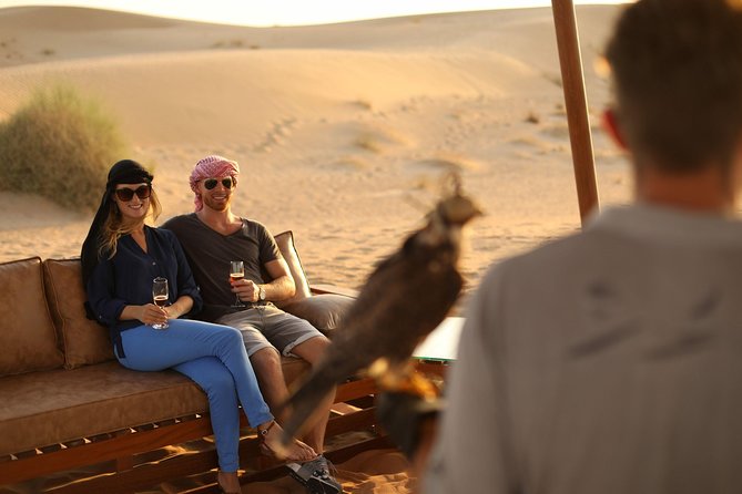 Luxury Desert Safari with Michelin-Curated Fine Dining Experience - Camel ride to a serene oasis-style stop