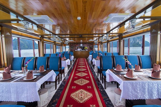 Luxury Halong Bay 1 Day on Cruises From Hanoi with Bus & Lunch - Sung Sot cave and Titov Island: two kinds of Halong Bay views