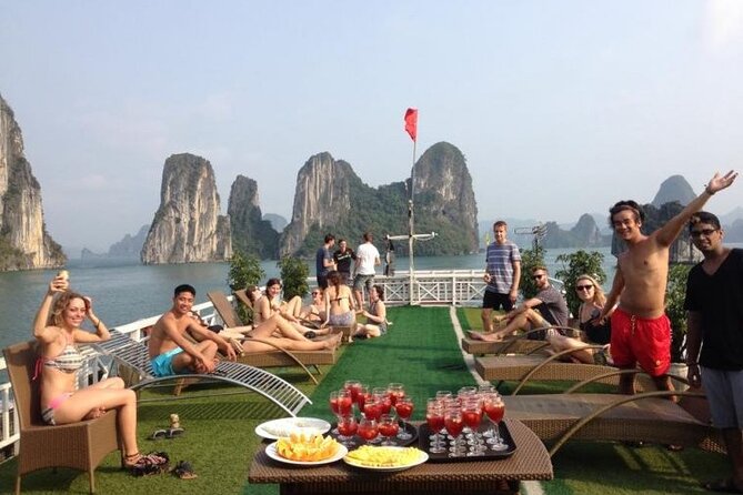 Luxury Halong Day Tour From Hanoi - Ti Top (Titop) Island: swimming time and a view worth the day