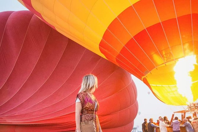 Luxury Hot Air Balloon Riding in Luxor - Flying Over Deir el Bahari and the Temple of Hatshepsut