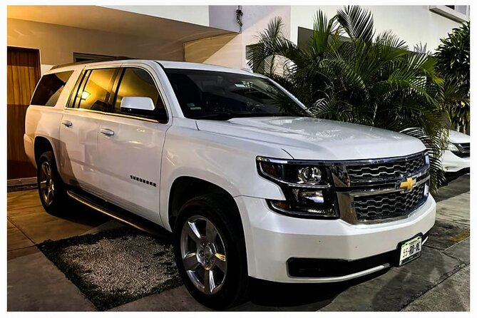 Luxury one way transfer to Tulum from Cancun airport - What’s Included: WiFi, A/C, Bottled Water, and Fees