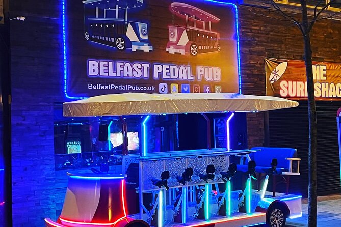 Luxury Party Bike Tour of Belfast City (Individual Seat) - Private Tour Energy: Best for Celebrations and Small Crews