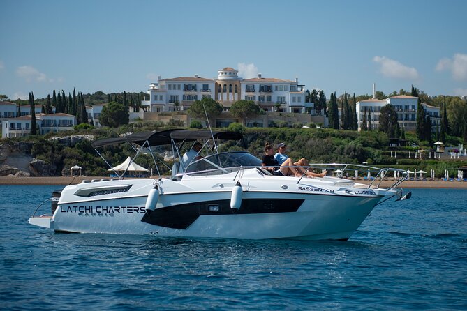 Luxury Private Charter on a Karnic SL800 to Blue Lagoon & more... - Entering the Karnic SL800 world at Latchi Harbour