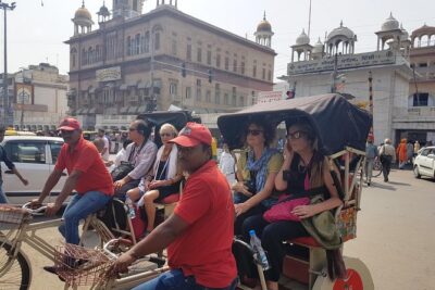 Luxury Rickshaw Tour of Old Delhi - Wireless headsets plus a guide who knows the flow