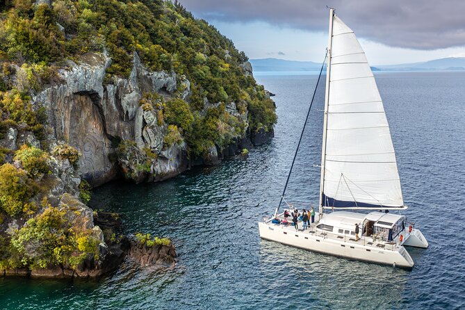 Luxury Sailing - Māori Rock Carvings - Taupo Sailing Adventures - Getting to Taupo Marina: check-in that keeps your day easy