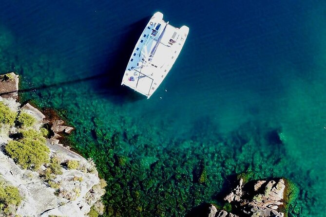 Luxury Sailing - Māori Rock Carvings - Taupo Sailing Adventures - The swim and snorkeling setup: how to make the most of it