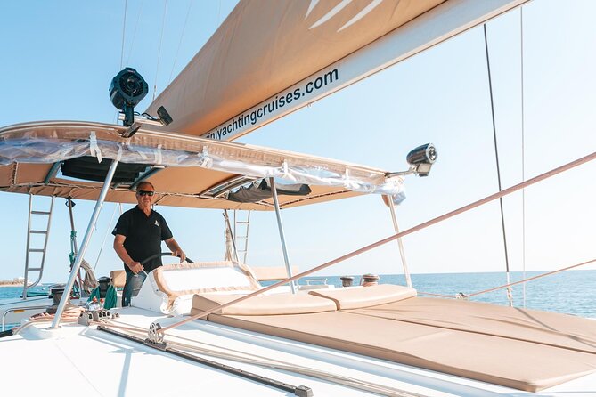 Luxury Santorini Catamaran Cruise: Lunch, BBQ, Drinks, Transfers - Getting to Vlychada: the transfer piece that saves your morning