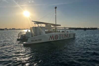 Luxury Sunset Catamaran Cruise - The Route: Clematis Street Views, Palm Beach Glamour, Peanut Island Stops