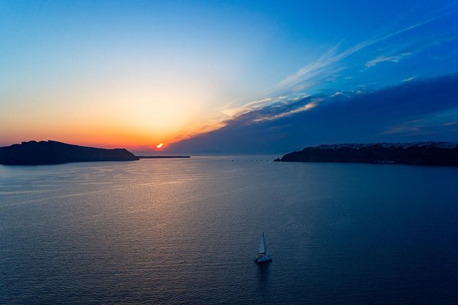 Luxury Sunset Cruise with Swim Stops, BBQ meals and Open Bar - Why a Volcano-to-Sunset Cruise Makes Sense in Santorini