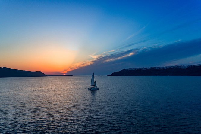 Luxury Sunset Cruise with Swim Stops, BBQ meals and Open Bar - The Sailing Plan: Caldera Views, Volcano Area, and Hot Springs Time