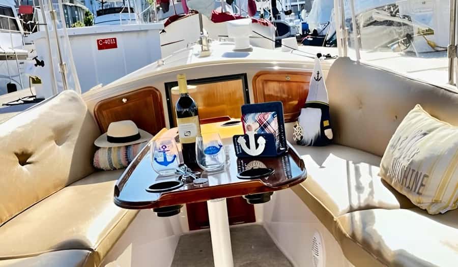 Marina Del Rey Luxury Boat Cruise Wine, Charcuterie Sealions - The 2-hour timeline: why this duration works so well