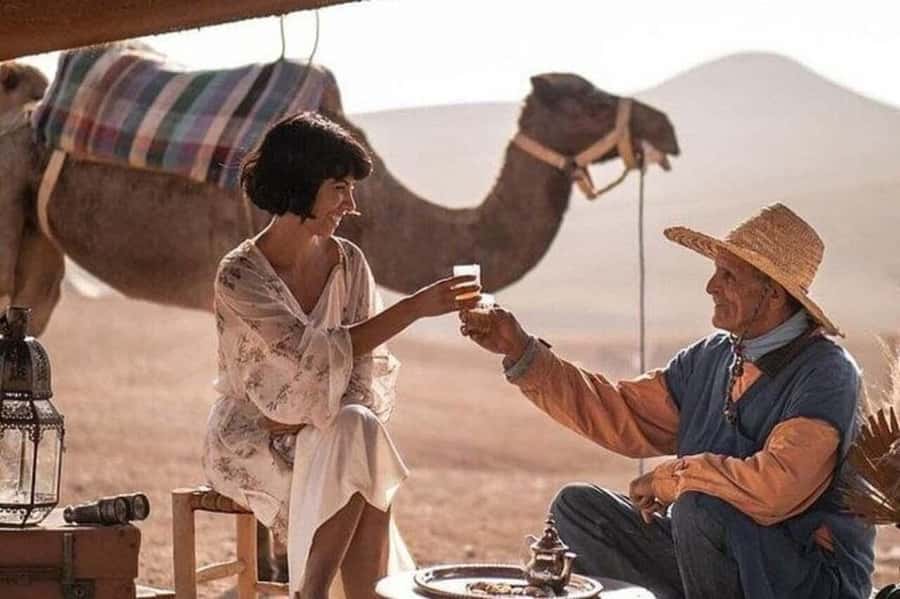 Marrakech : Agafay Desert Sunset Camel Ride & Luxury Dinner - Mint Tea, Safety Briefing, and What to Expect Before the Ride