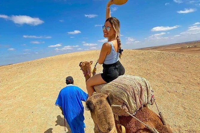 Marrakech: Camels & Quads on Sunset with Luxury Dinner, Fireshow - Luxury Dinner, Moroccan Entertainment, and the Fire Show Finale
