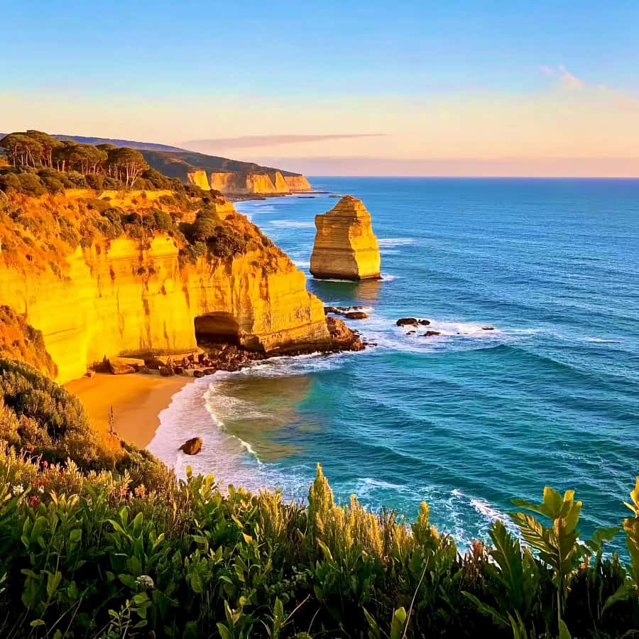 Melbourne Great Ocean Rd Reverse Tour London Bridge Wildlife - Loch Ard Gorge: short walks, big views, and room to breathe