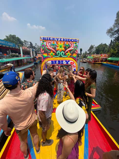 Mexico City: Xochimilco Boat with Guacamole & Premium Drinks - Guacamole workshop on board: fresh ingredients and real participation